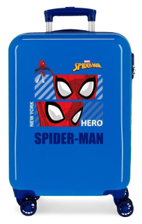 JOUMMABAGS Cestovní kufr Spiderman Hero se zámkem 55 x 38 x 20